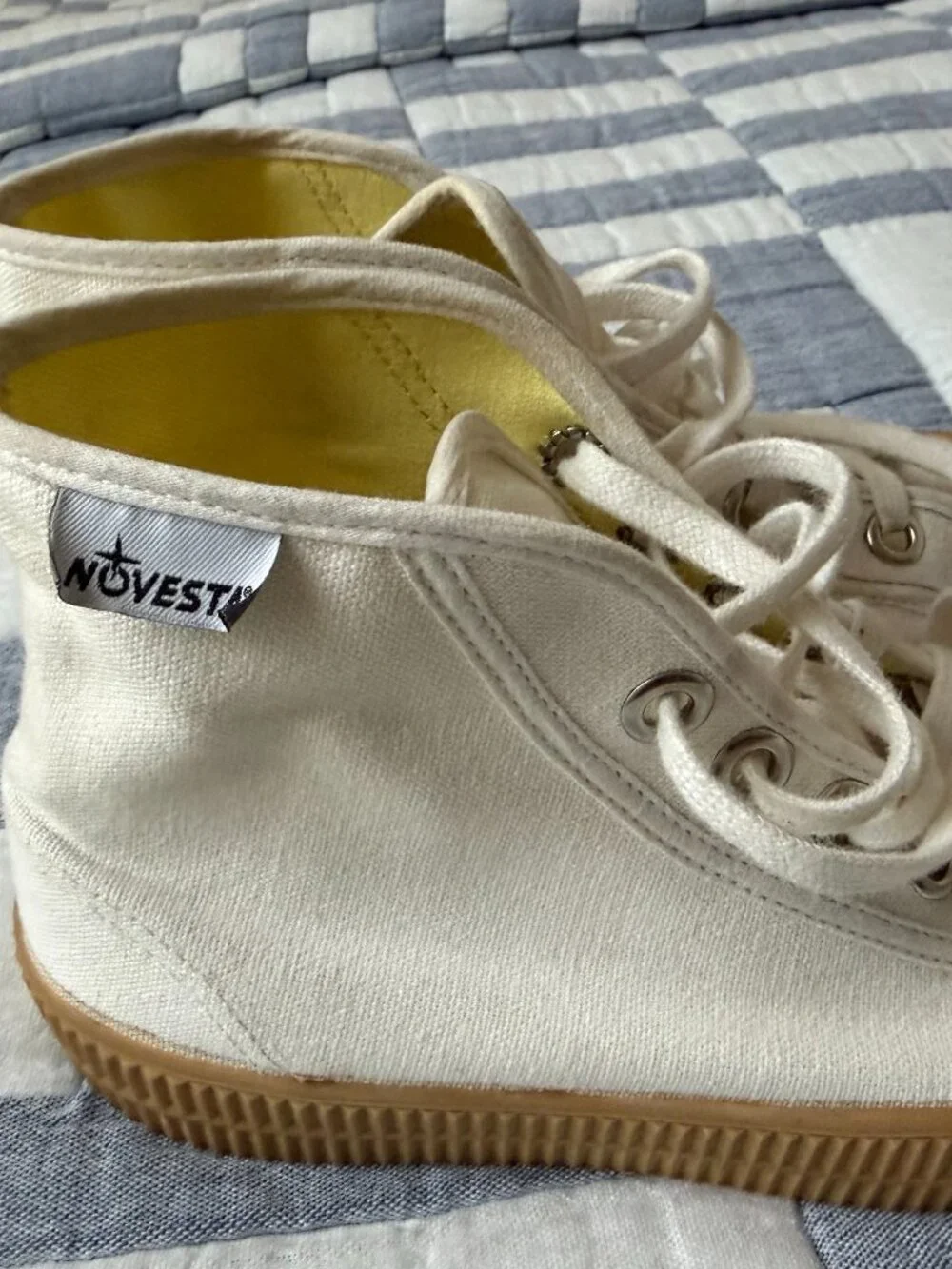 Novesta Star Dribble Sneaker, Cream, EU 37, US 6.5